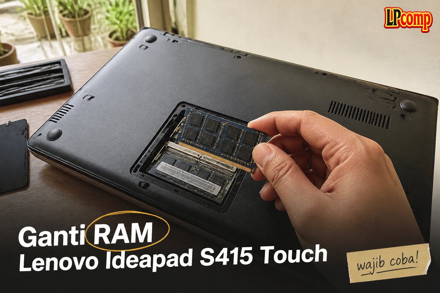 Ganti RAM Lenovo Ideapad S415 Touch