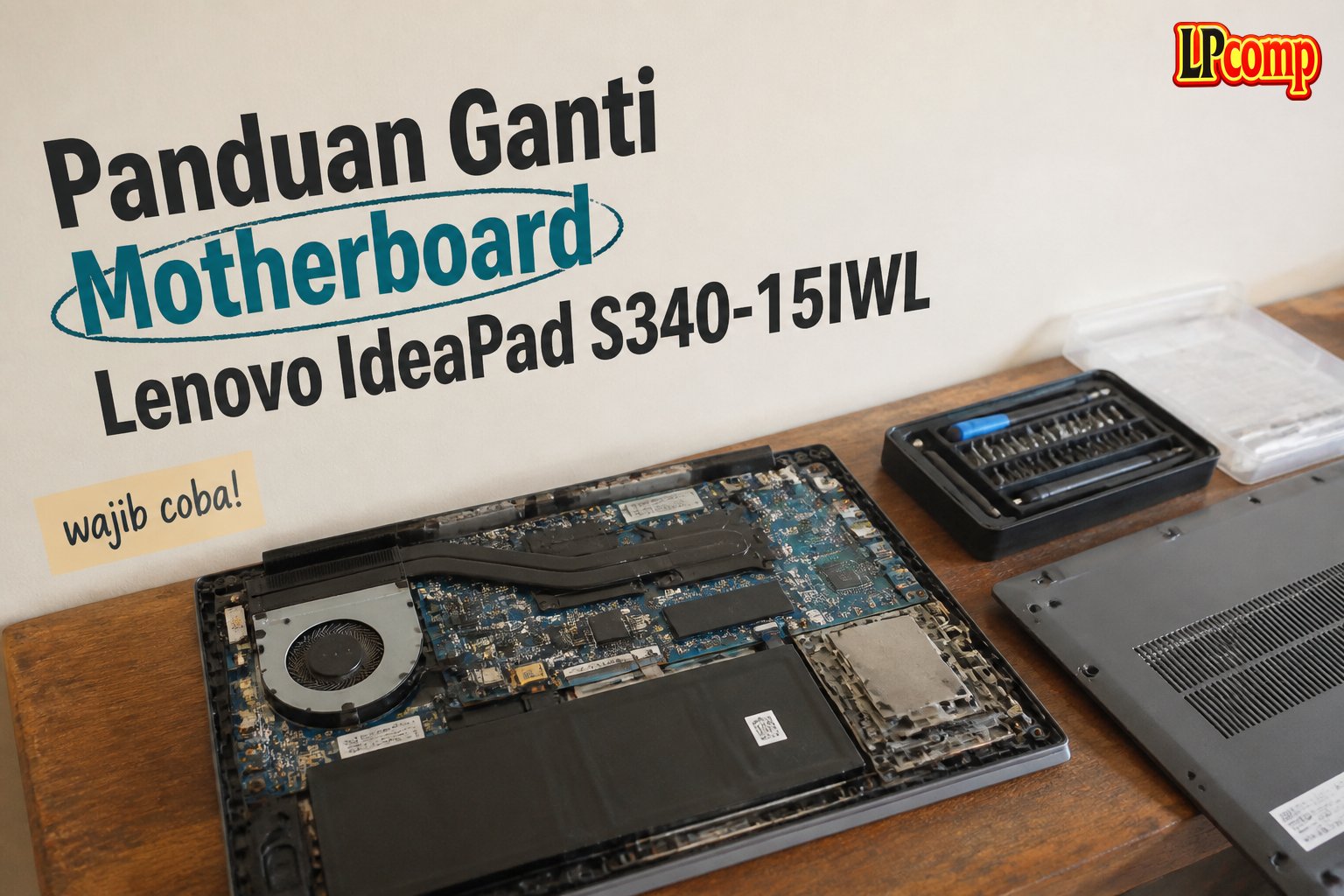 Panduan Ganti Motherboard Lenovo IdeaPad S340-15IWL