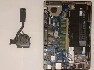 Langkah 2 — Lepaskan Fan dan Heatsink