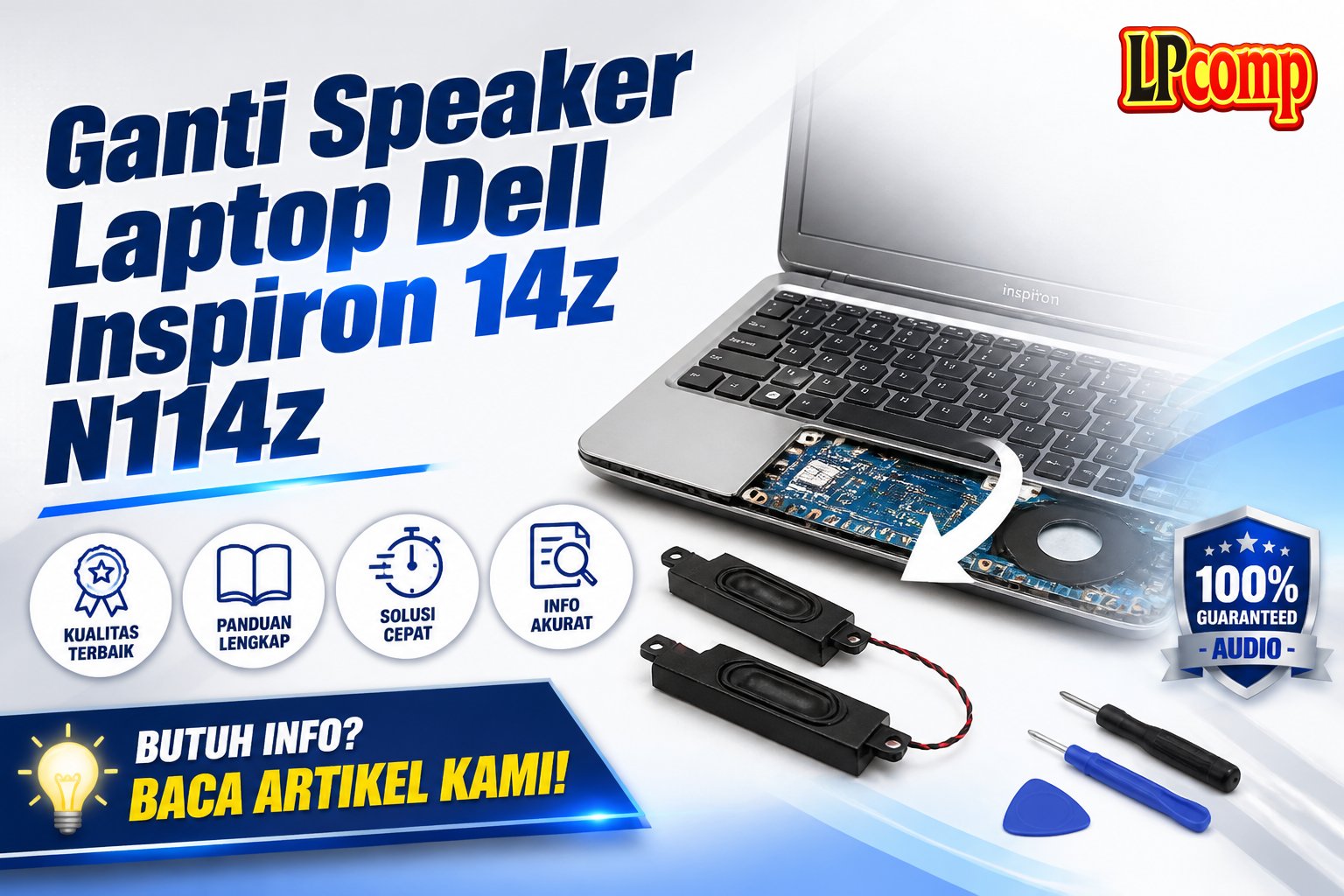 Ganti Speaker Laptop Dell Inspiron 14z N114z