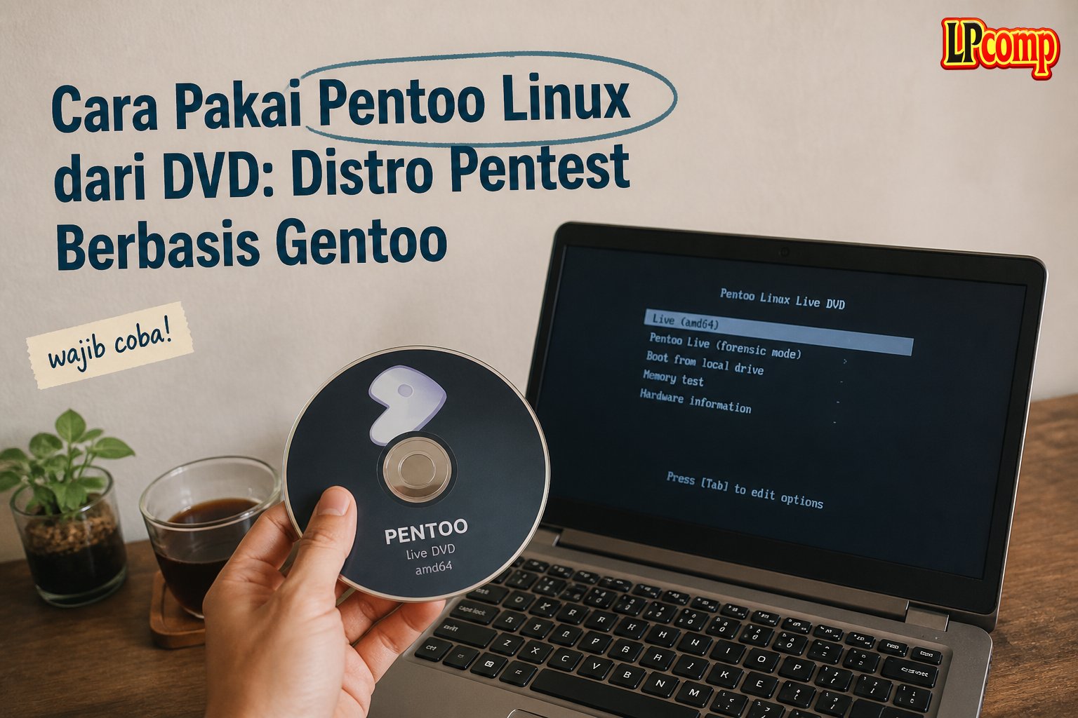 Cara Pakai Pentoo Linux dari DVD: Distro Pentest Berbasis Gentoo