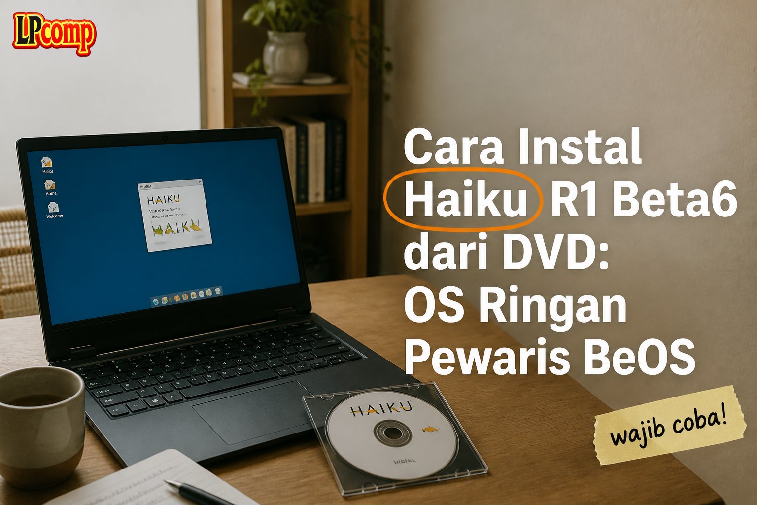 Cara Instal Haiku R1 Beta6 dari DVD: OS Ringan Pewaris BeOS