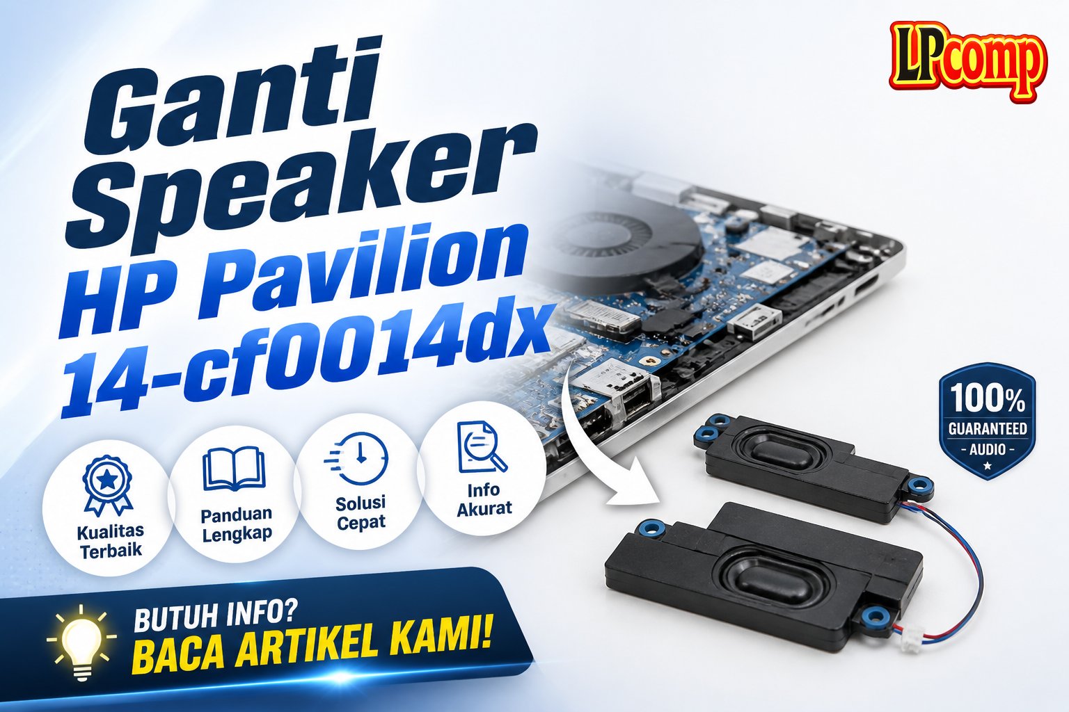 Ganti Speaker HP Pavilion 14-cf0014dx