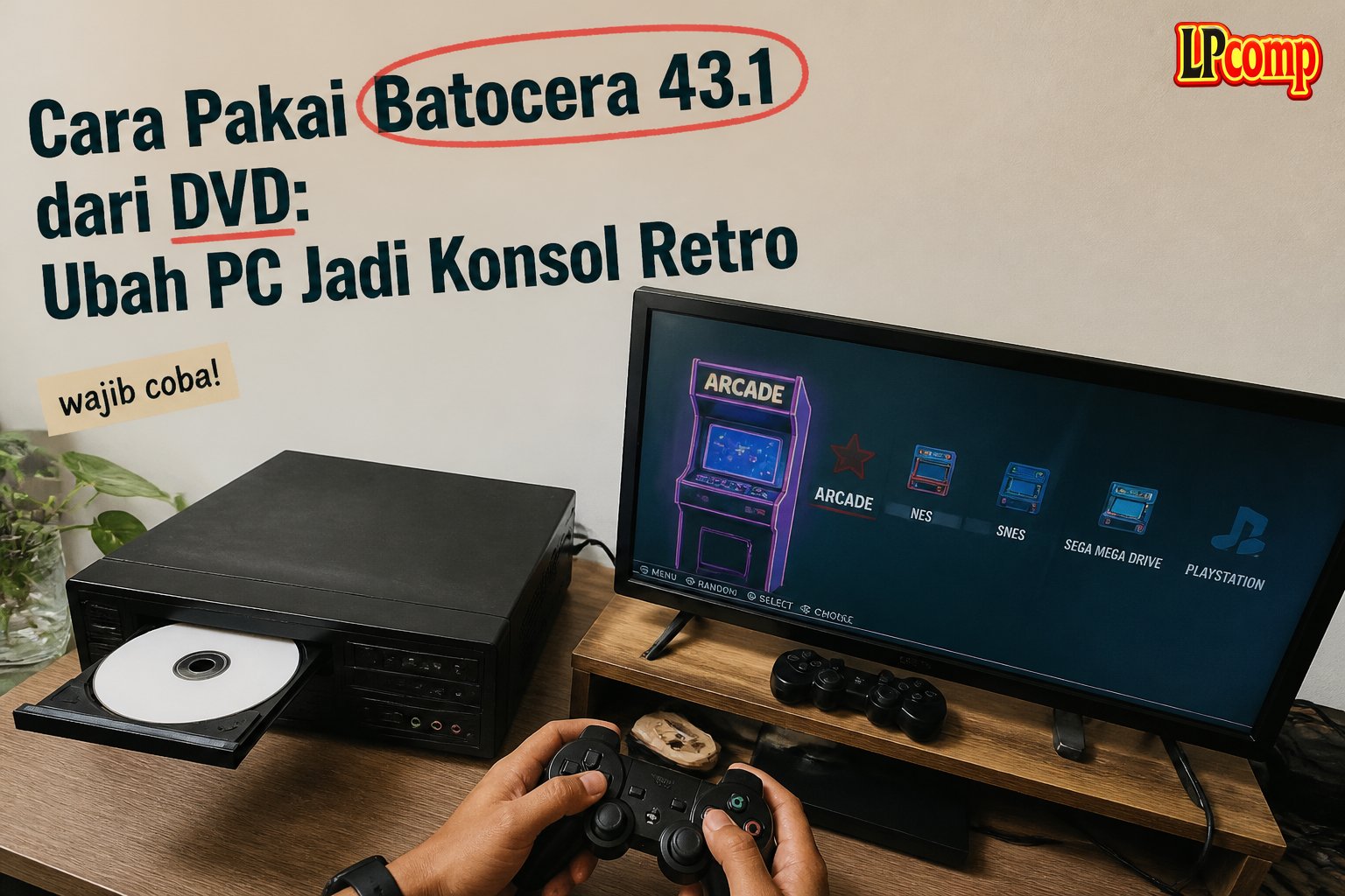 Cara Pakai Batocera 43.1 dari DVD: Ubah PC Jadi Konsol Retro
