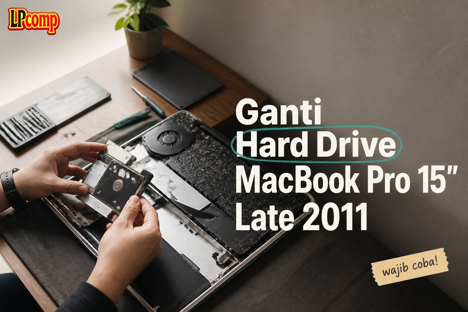 Ganti Hard Drive MacBook Pro 15" Late 2011
