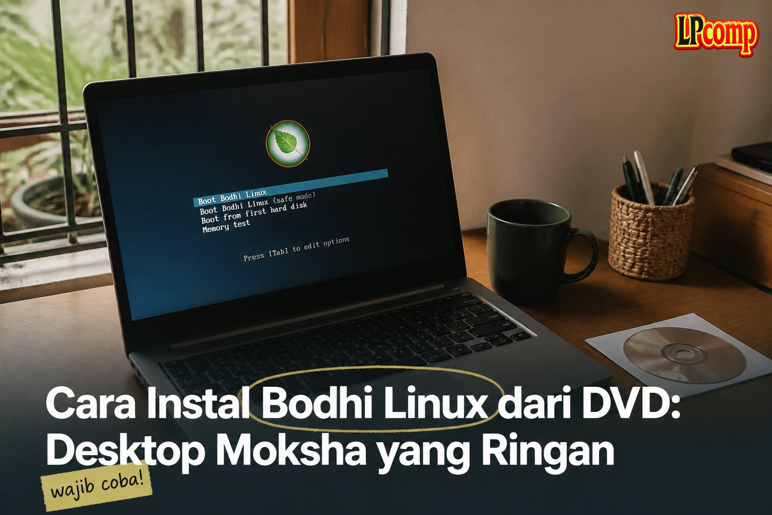 Cara Instal Bodhi Linux dari DVD: Desktop Moksha yang Ringan