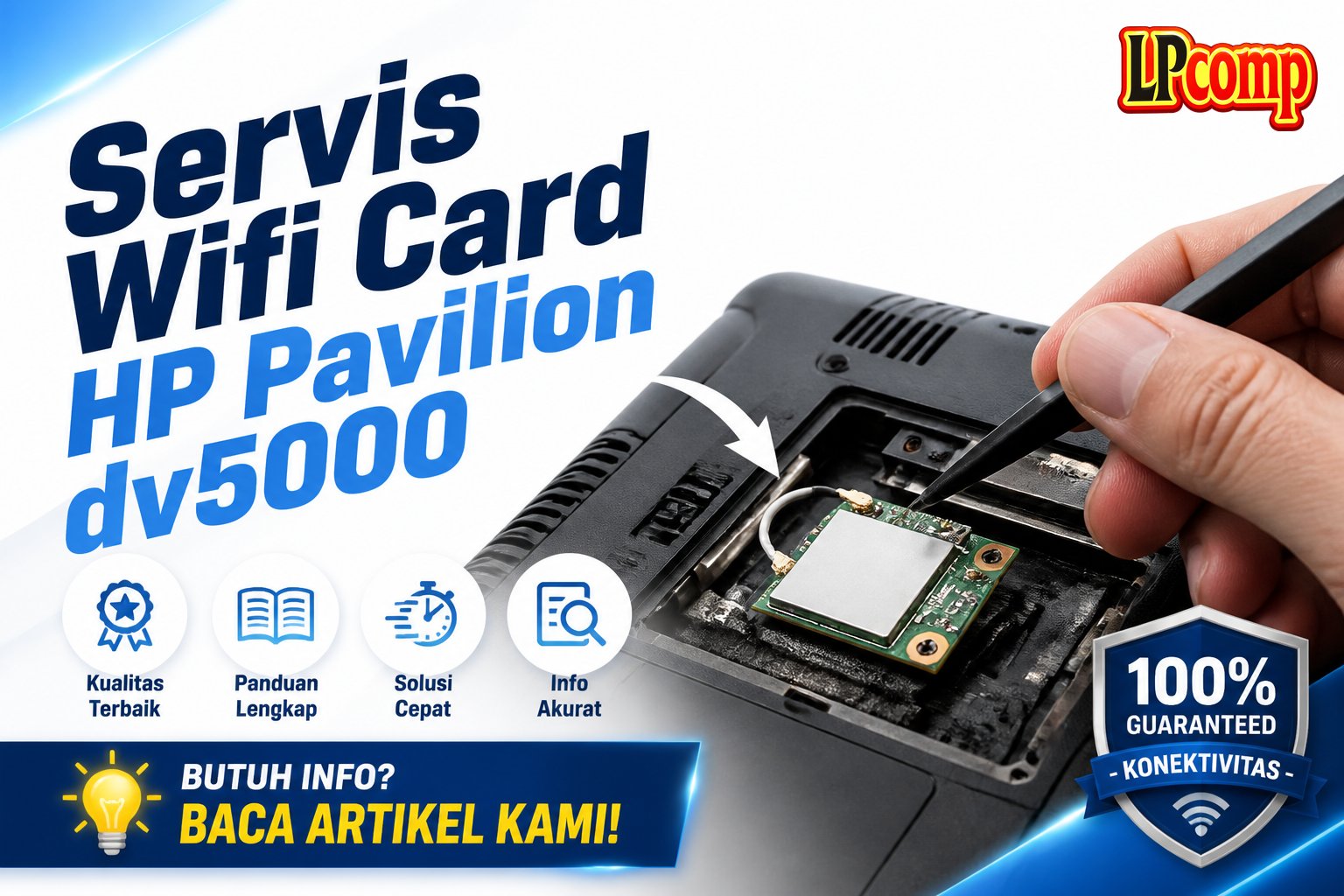 Servis Wifi Card HP Pavilion dv5000