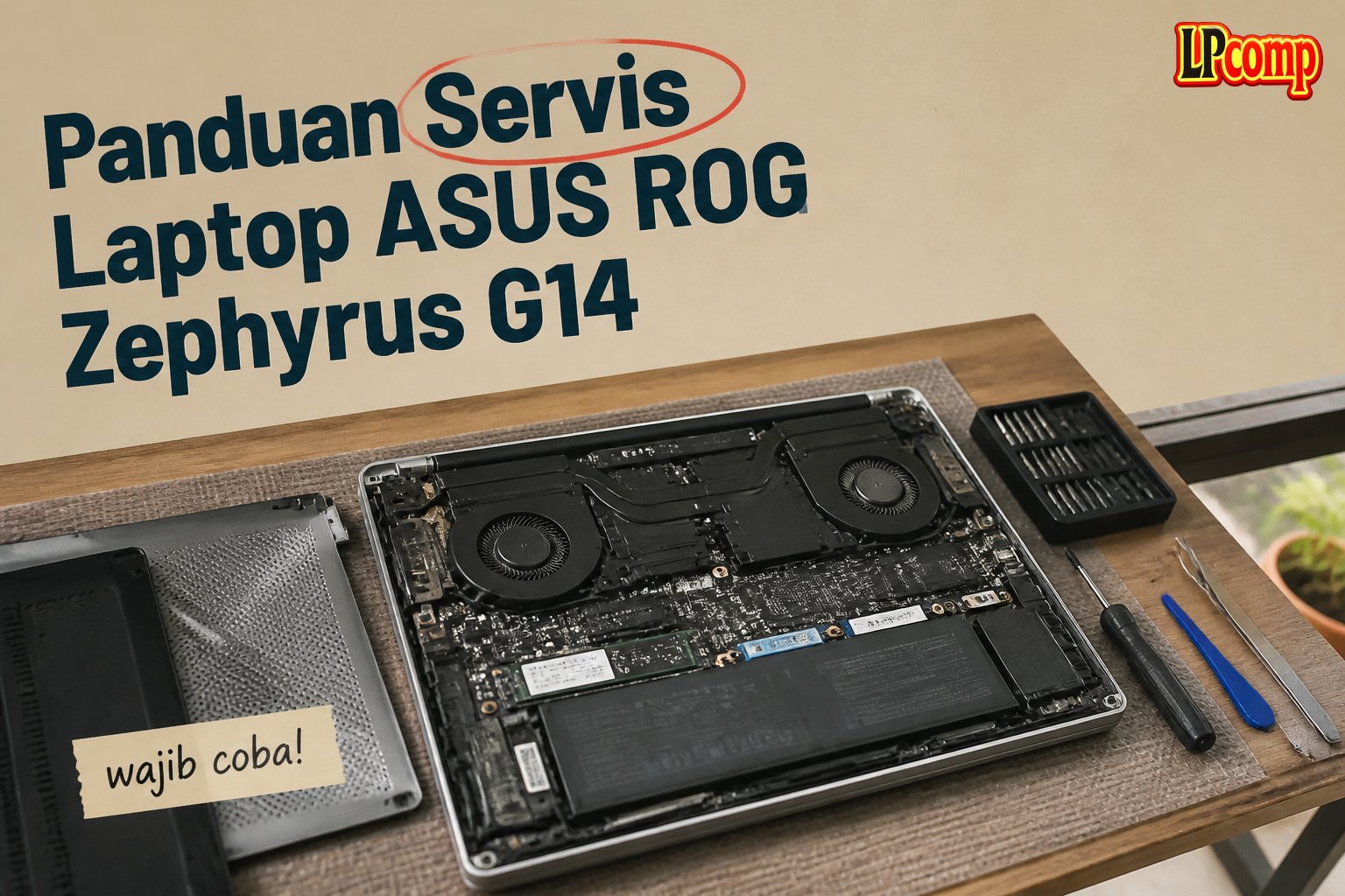 Panduan Servis Laptop ASUS ROG Zephyrus G14