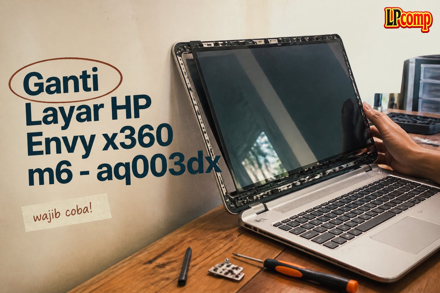 Ganti Layar HP Envy x360 m6 - aq003dx