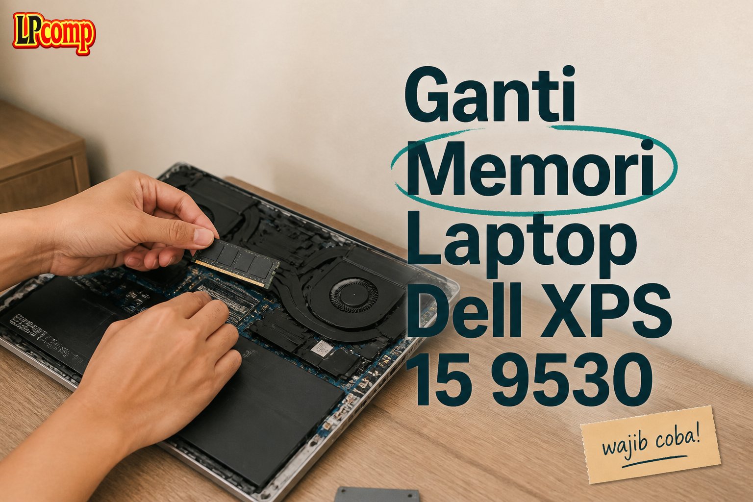 Ganti Memori Laptop Dell XPS 15 9530