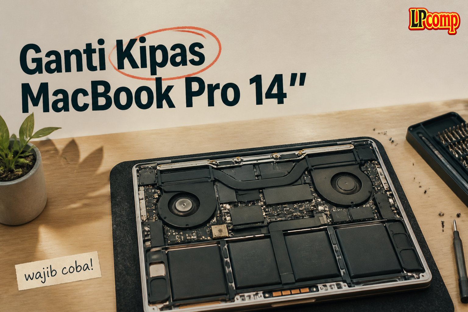 Ganti Kipas MacBook Pro 14"
