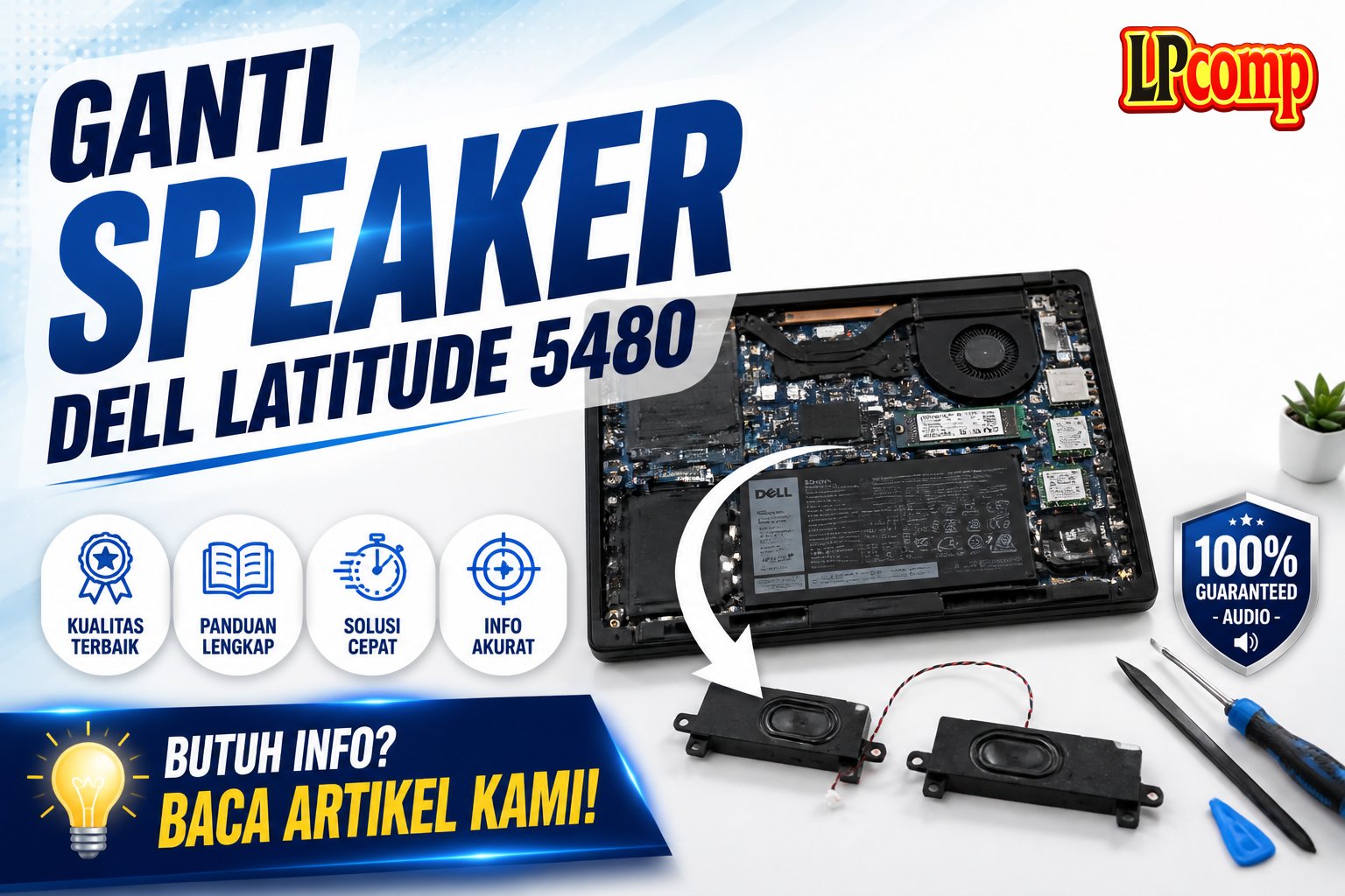 Ganti Speaker Dell Latitude 5480