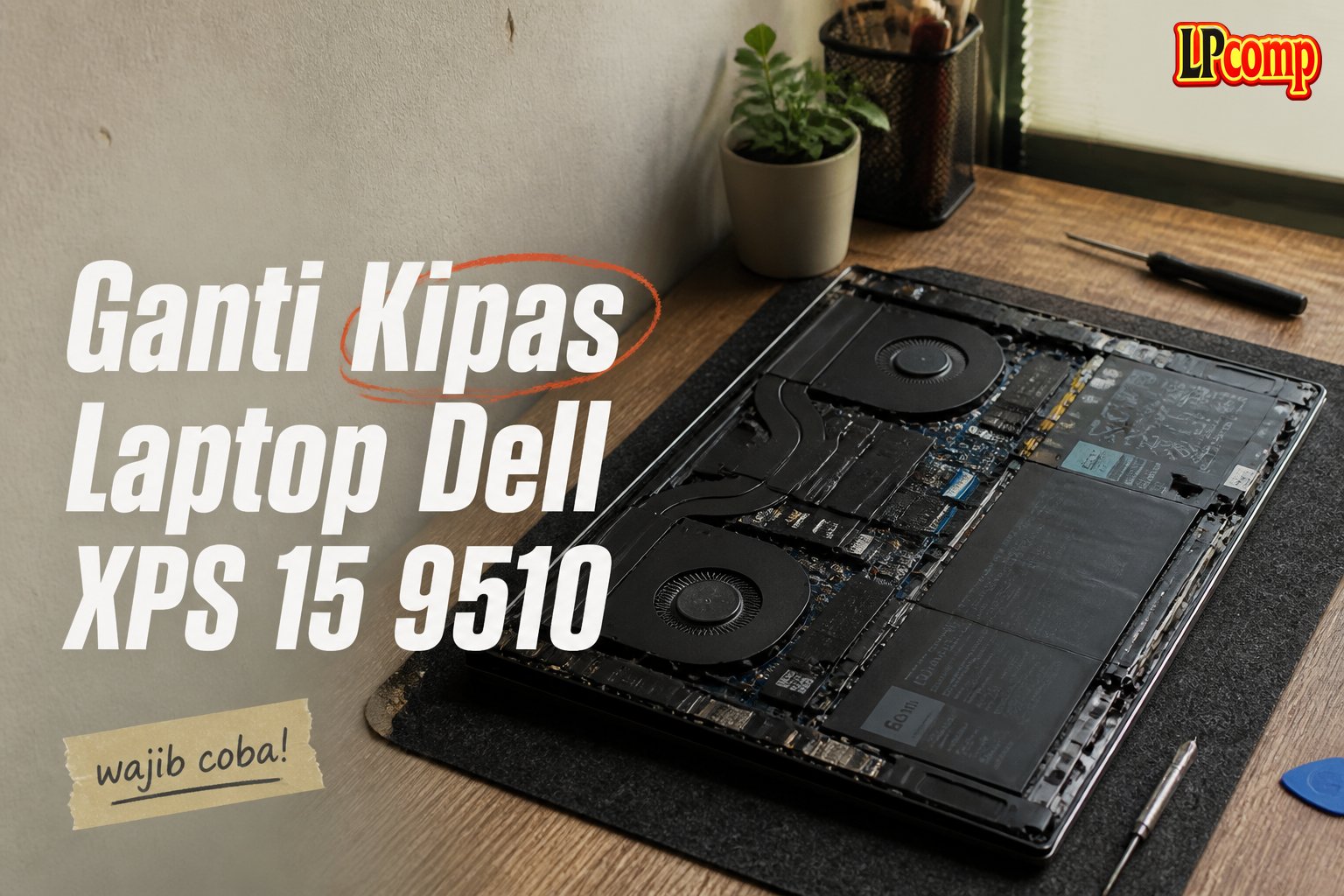 Ganti Kipas Laptop Dell XPS 15 9510