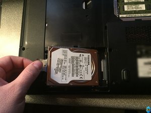 Langkah 5 — Pasang HDD Baru