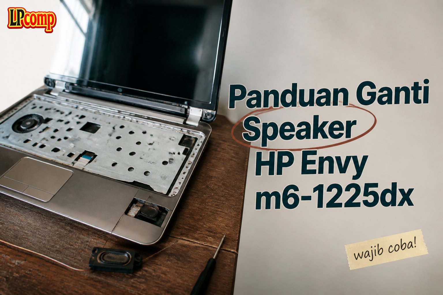 Panduan Ganti Speaker HP Envy m6-1225dx
