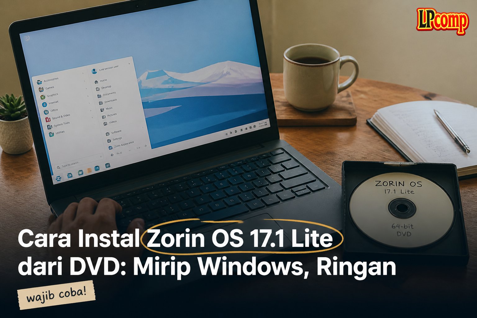 Cara Instal Zorin OS 17.1 Lite dari DVD: Mirip Windows, Ringan