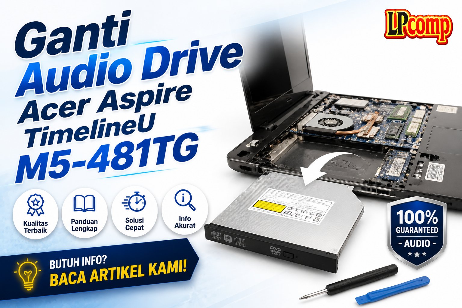 Ganti Audio Drive Acer Aspire TimelineU M5-481TG