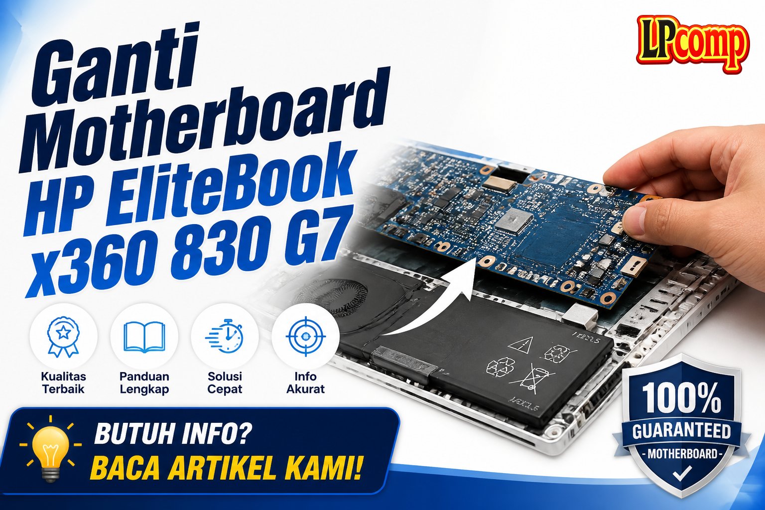 Ganti Motherboard HP EliteBook x360 830 G7