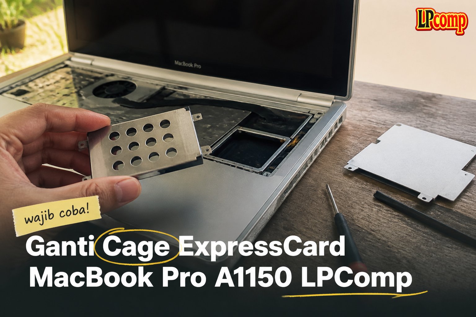 Ganti Cage ExpressCard MacBook Pro A1150 LPComp