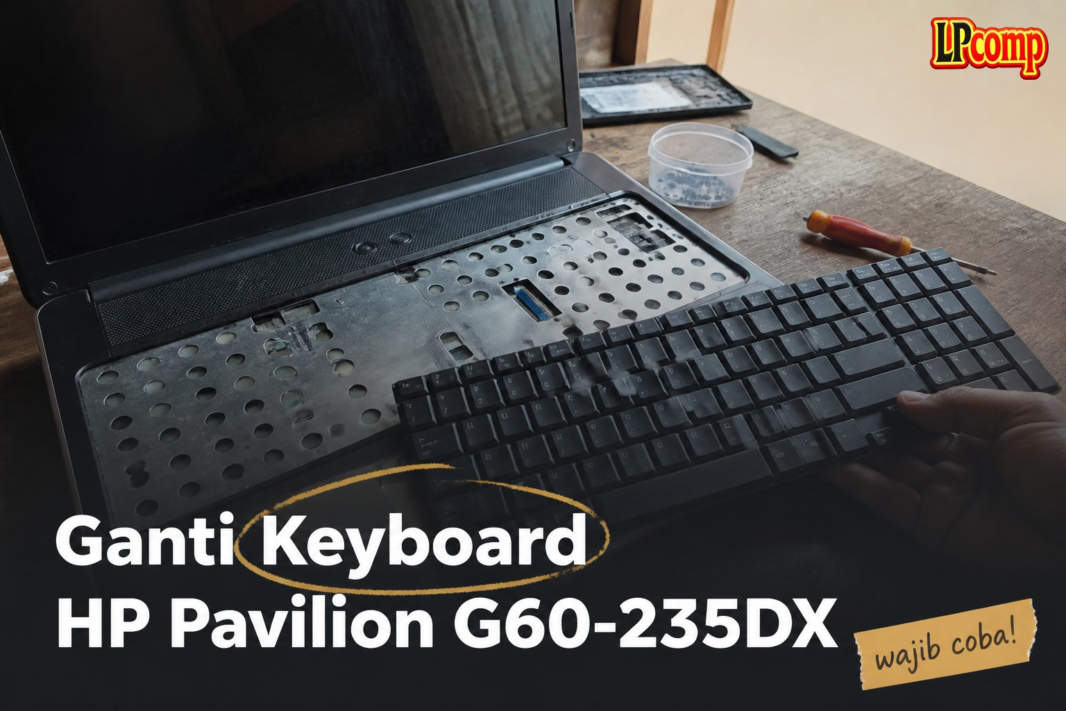 Ganti Keyboard HP Pavilion G60-235DX