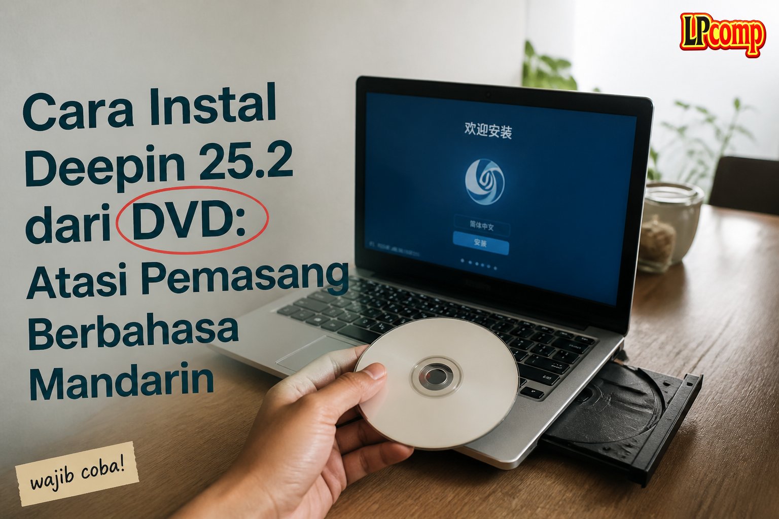 Cara Instal Deepin 25.2 dari DVD: Atasi Pemasang Berbahasa Mandarin