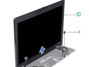 Langkah 7 — Mengangkat Display Assembly