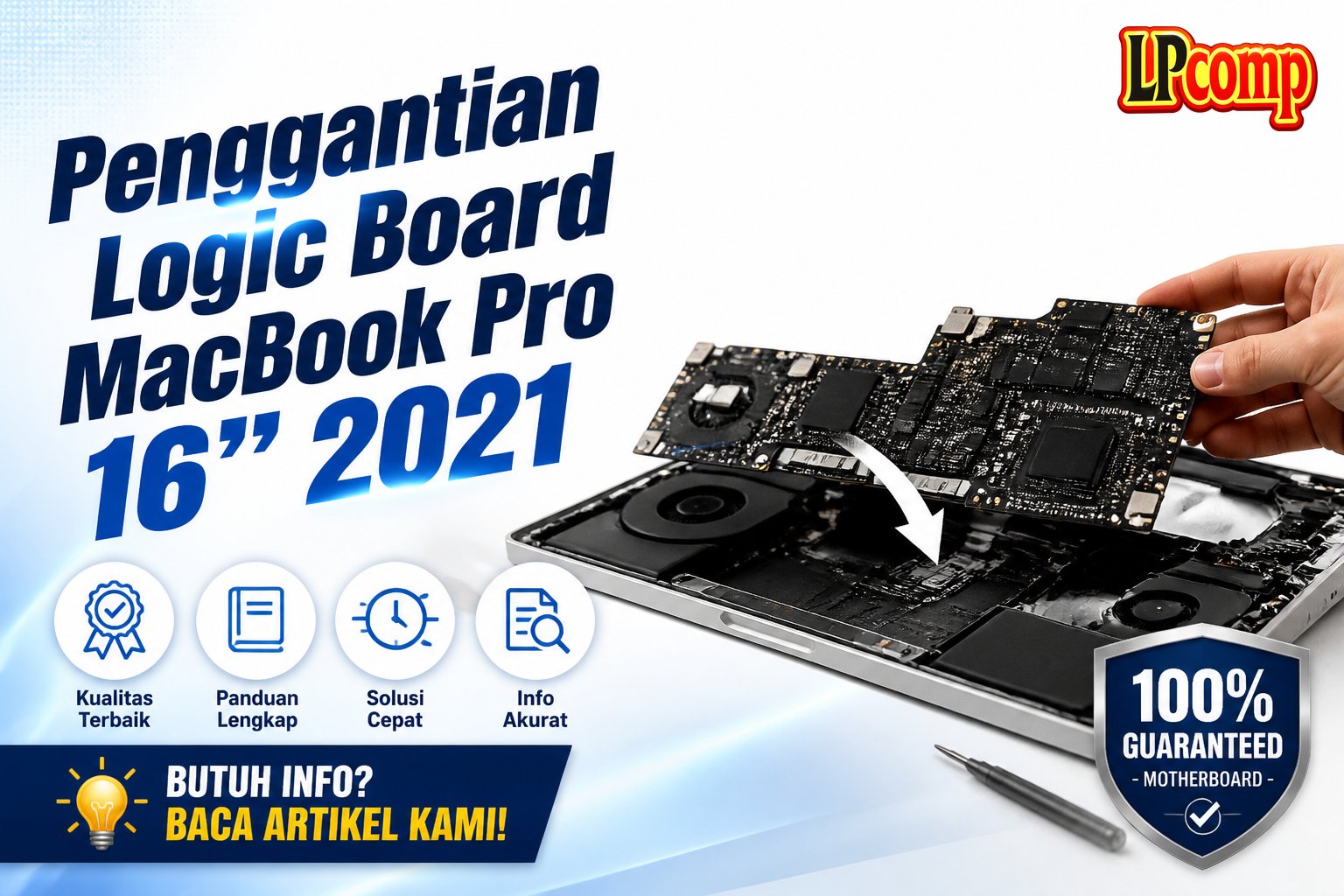 Penggantian Logic Board MacBook Pro 16" 2021