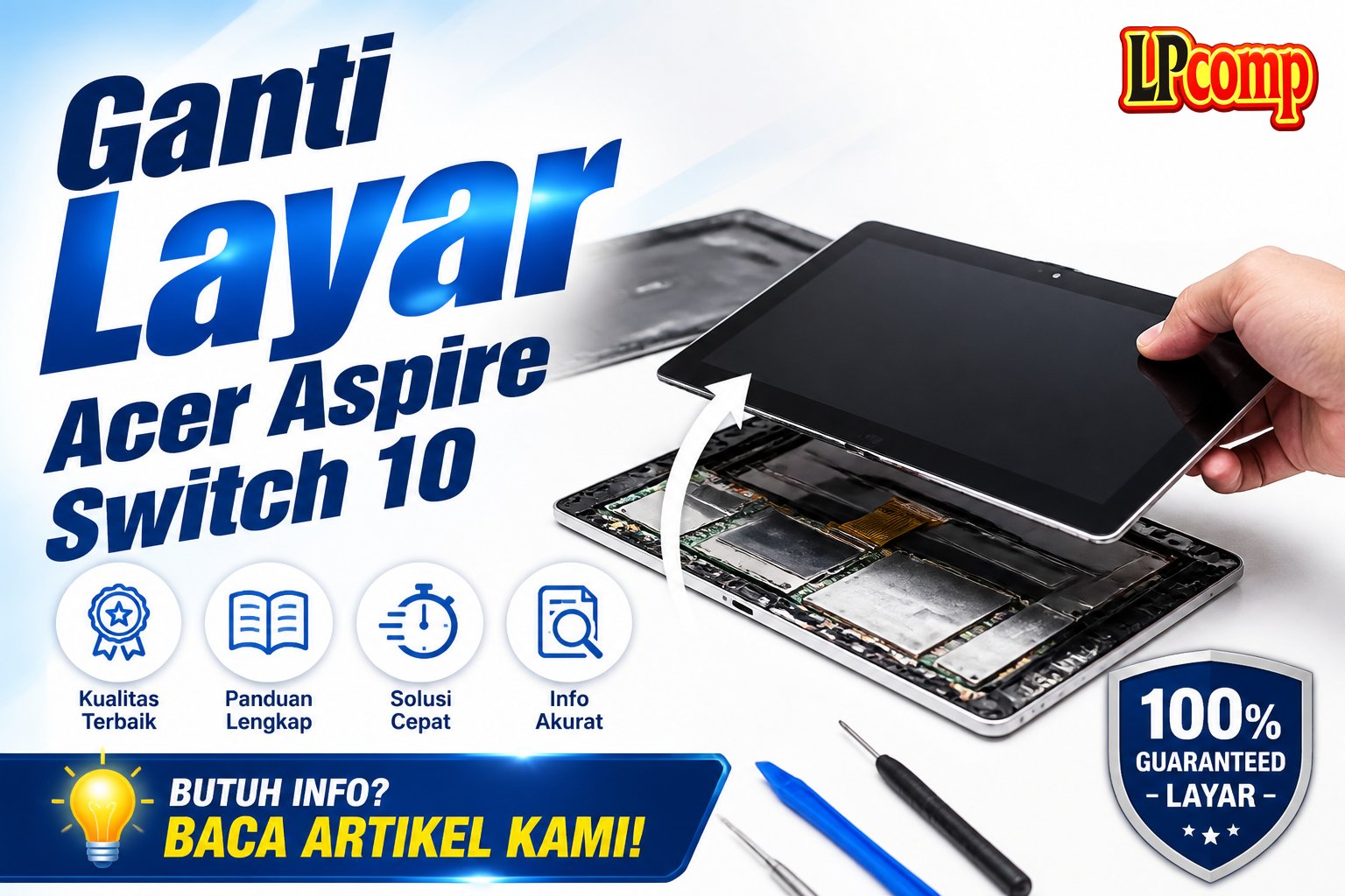 Ganti Layar Acer Aspire Switch 10