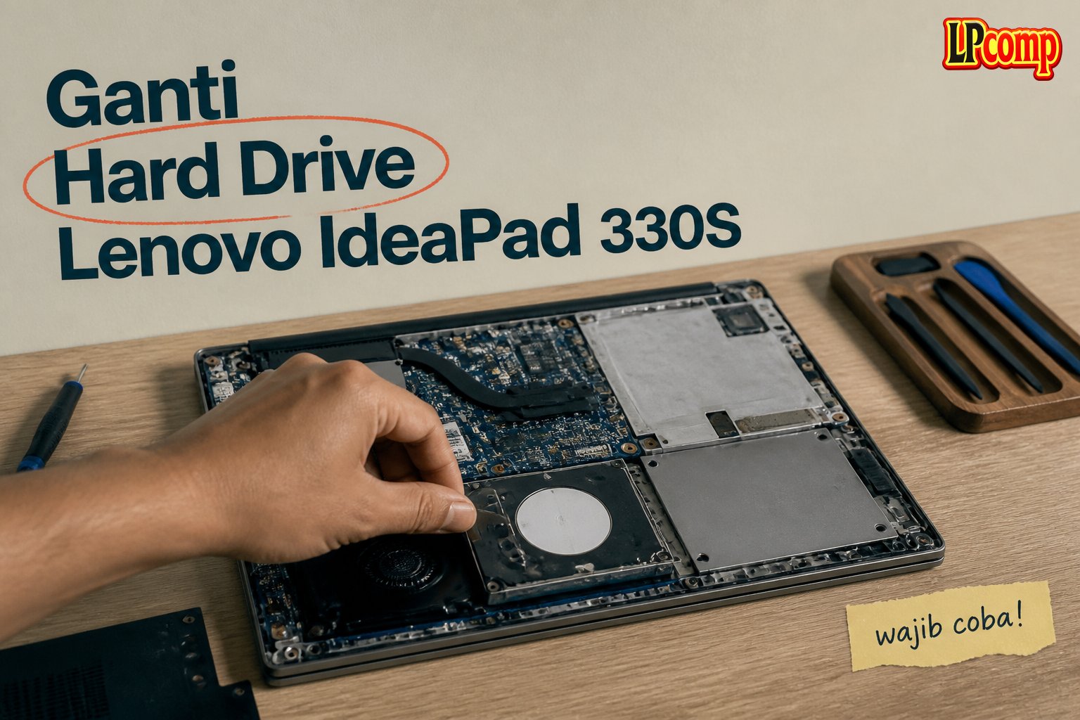 Ganti Hard Drive Lenovo IdeaPad 330S