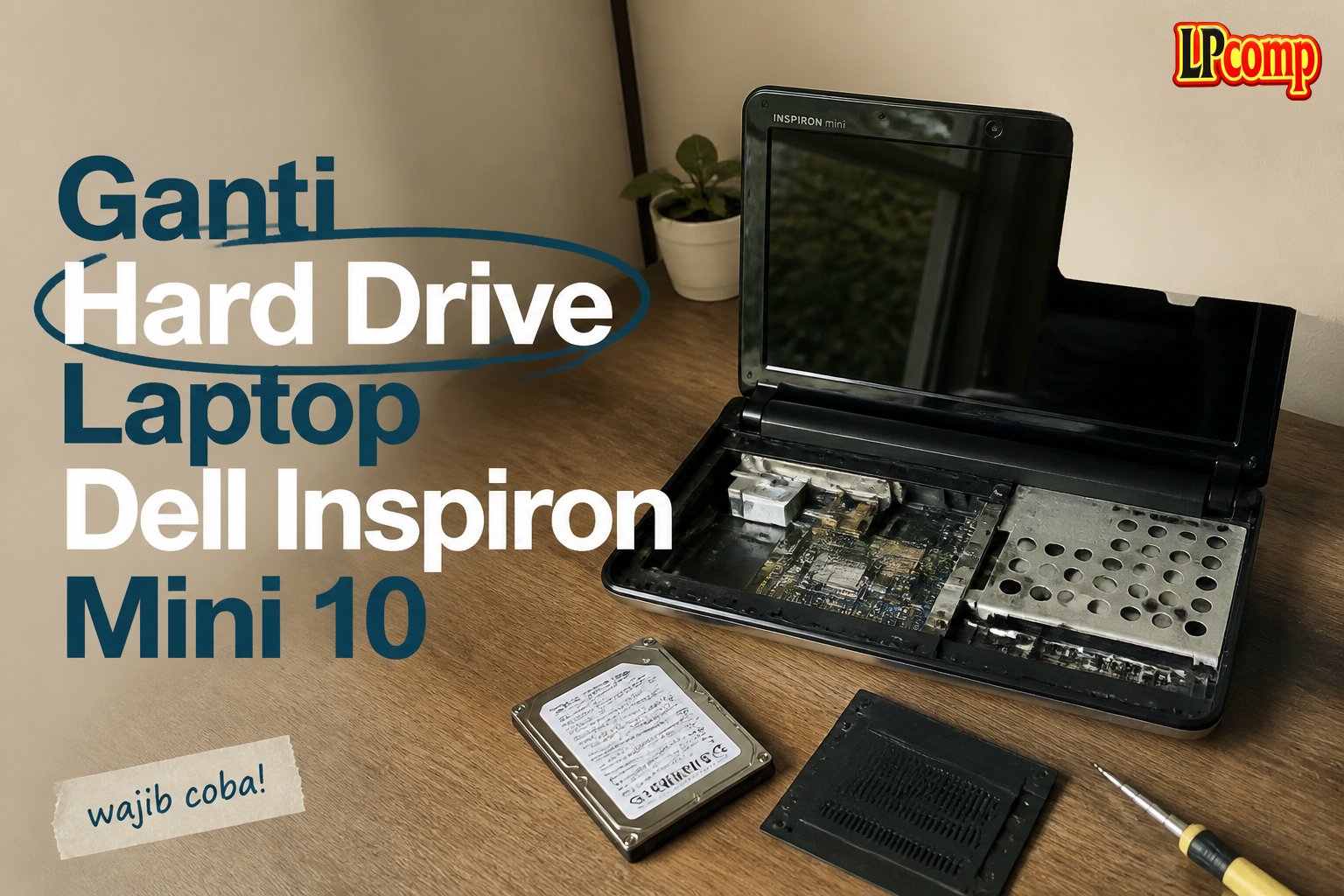 Ganti Hard Drive Laptop Dell Inspiron Mini 10