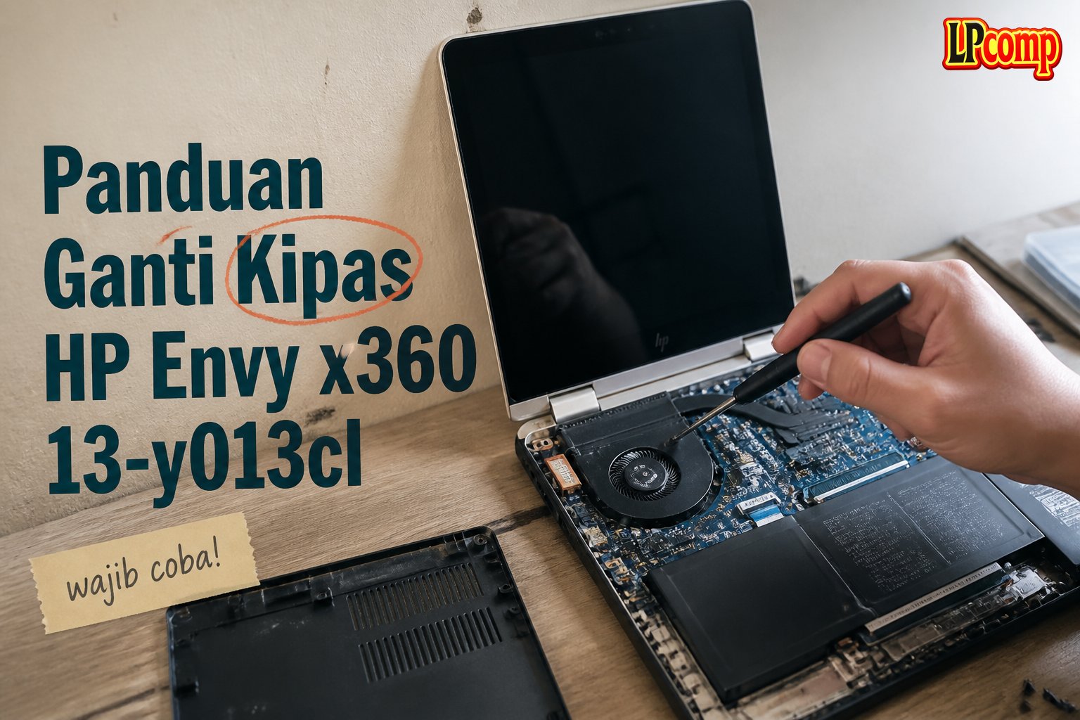Panduan Ganti Kipas HP Envy x360 13-y013cl
