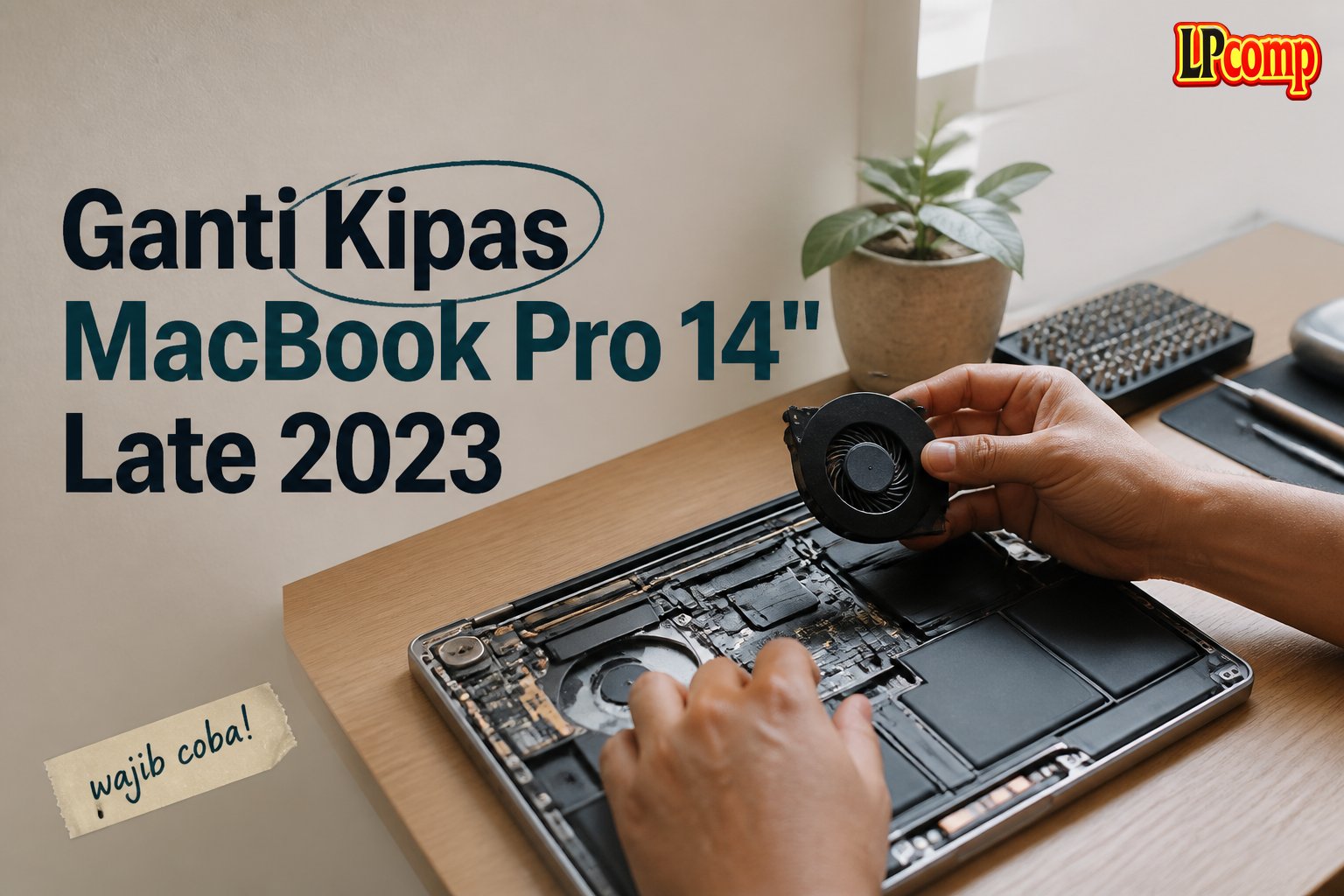 Ganti Kipas MacBook Pro 14" Late 2023
