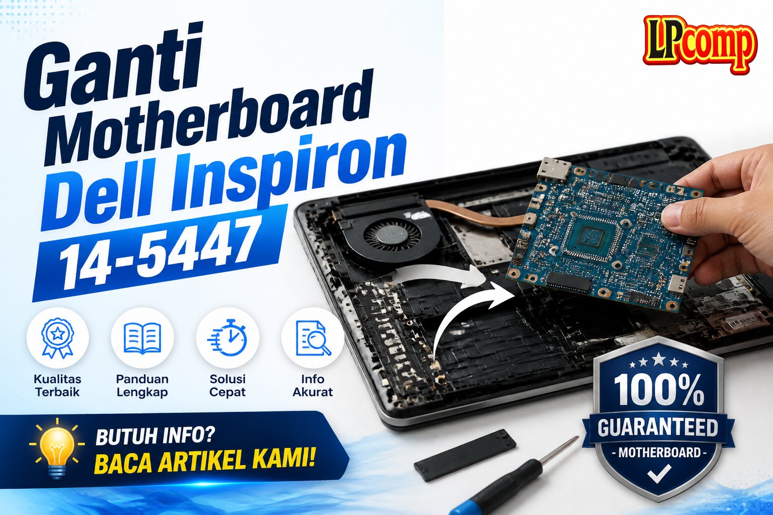 Ganti Motherboard Dell Inspiron 14-5447