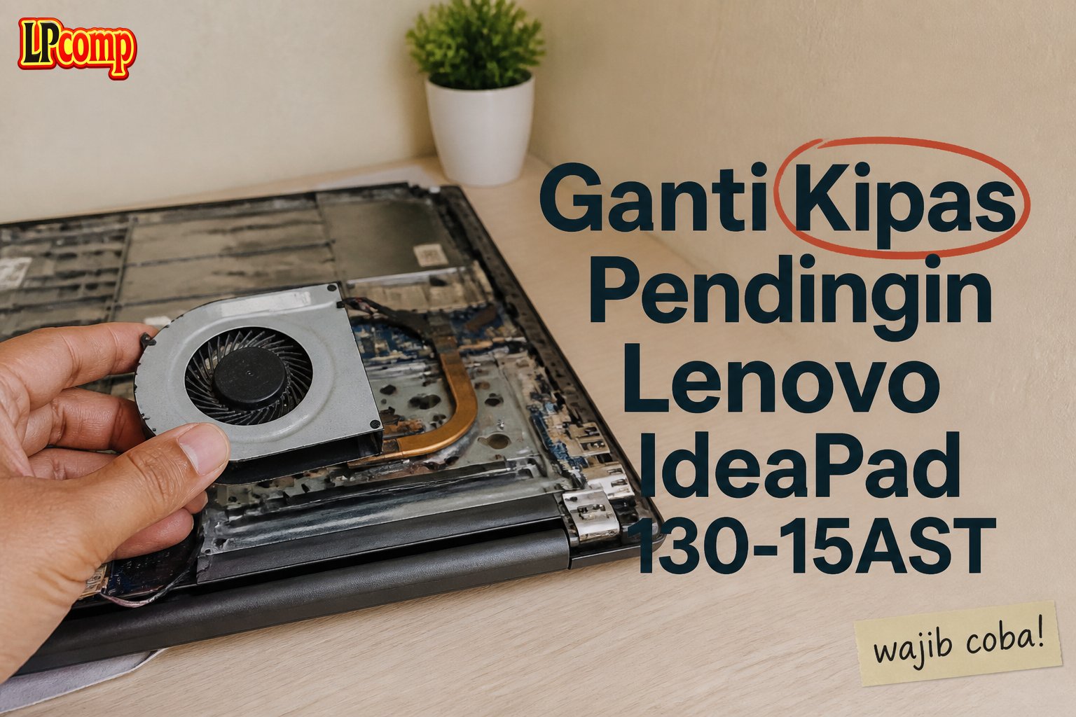 Ganti Kipas Pendingin Lenovo IdeaPad 130-15AST