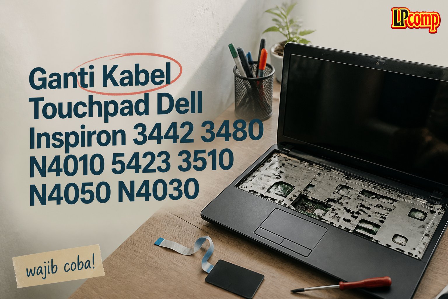 Ganti Kabel Touchpad Dell Inspiron 3442 3480 N4010 5423 3510 N4050 N4030
