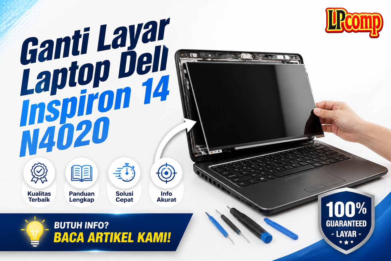 Ganti Layar Laptop Dell Inspiron 14 N4020
