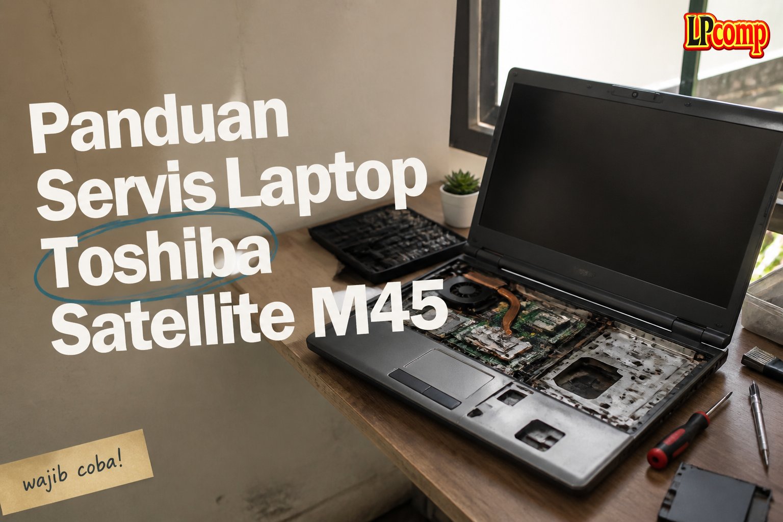 Panduan Servis Laptop Toshiba Satellite M45
