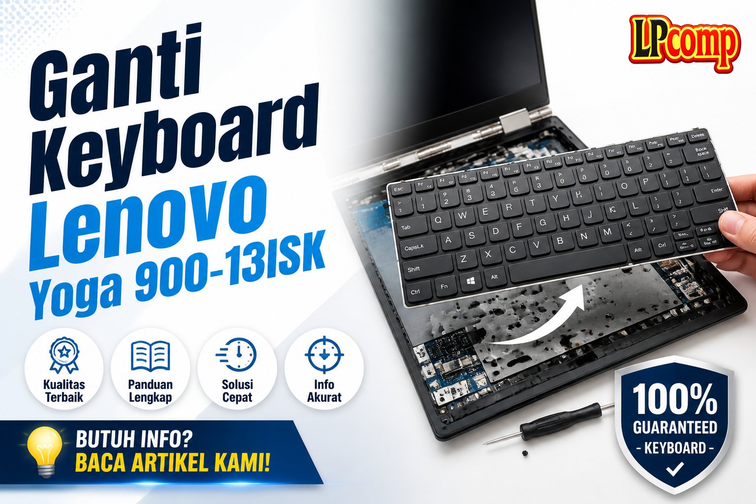 Ganti Keyboard Lenovo Yoga 900-13ISK