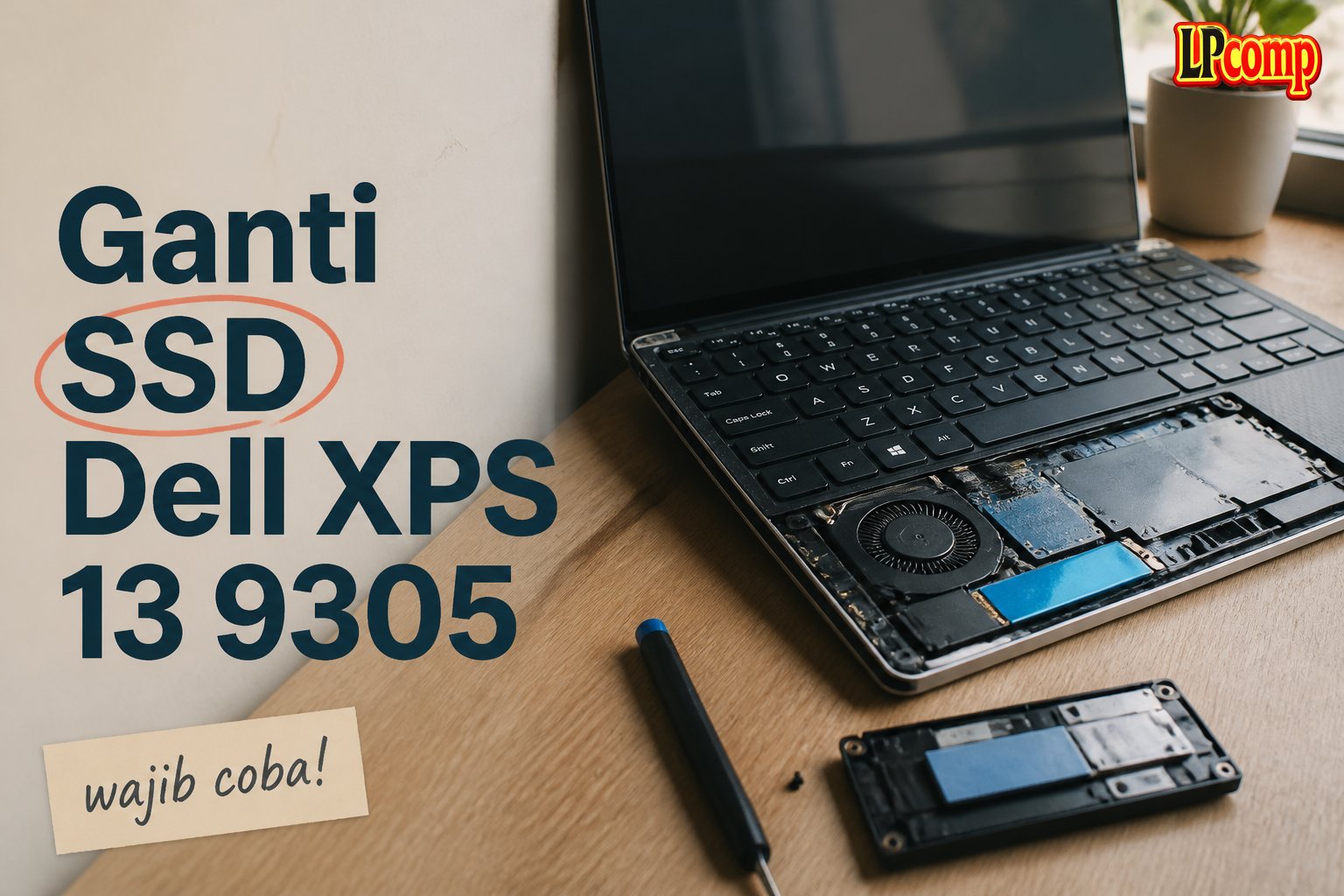 Ganti SSD Dell XPS 13 9305