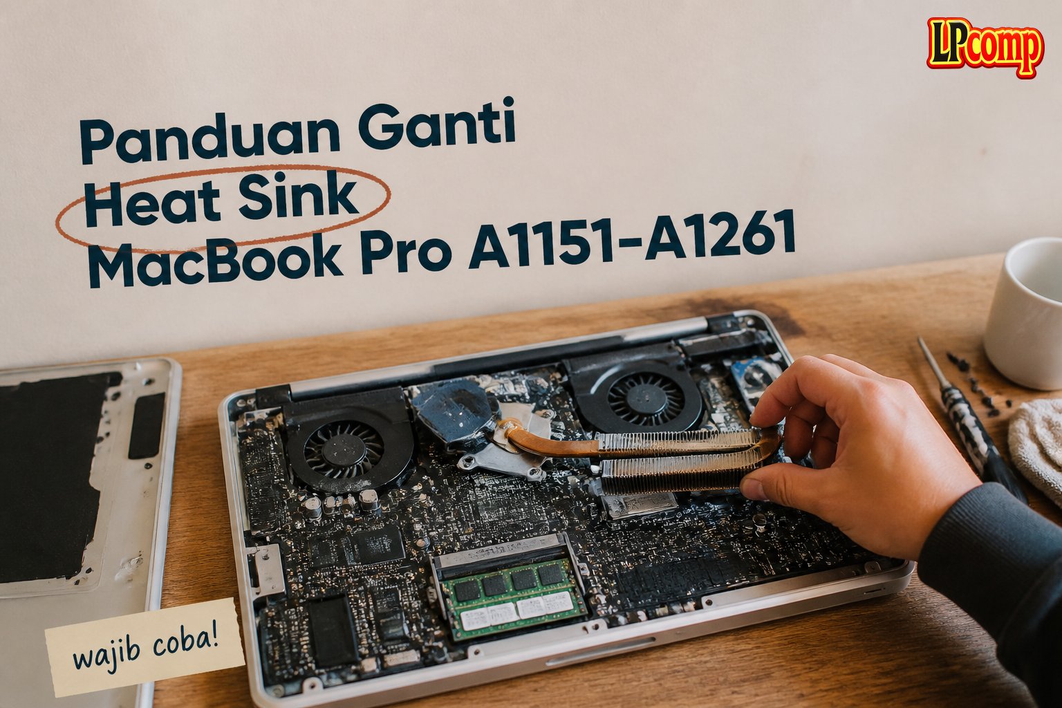 Panduan Ganti Heat Sink MacBook Pro A1151-A1261