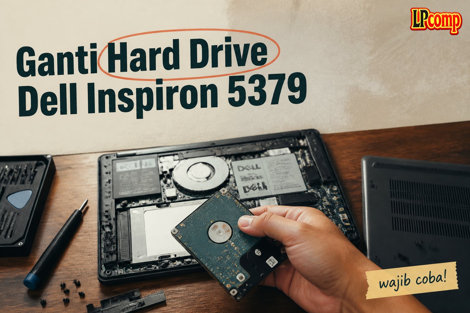 Ganti Hard Drive Dell Inspiron 5379