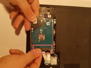 Langkah 5 — Pasang Hard Drive Baru