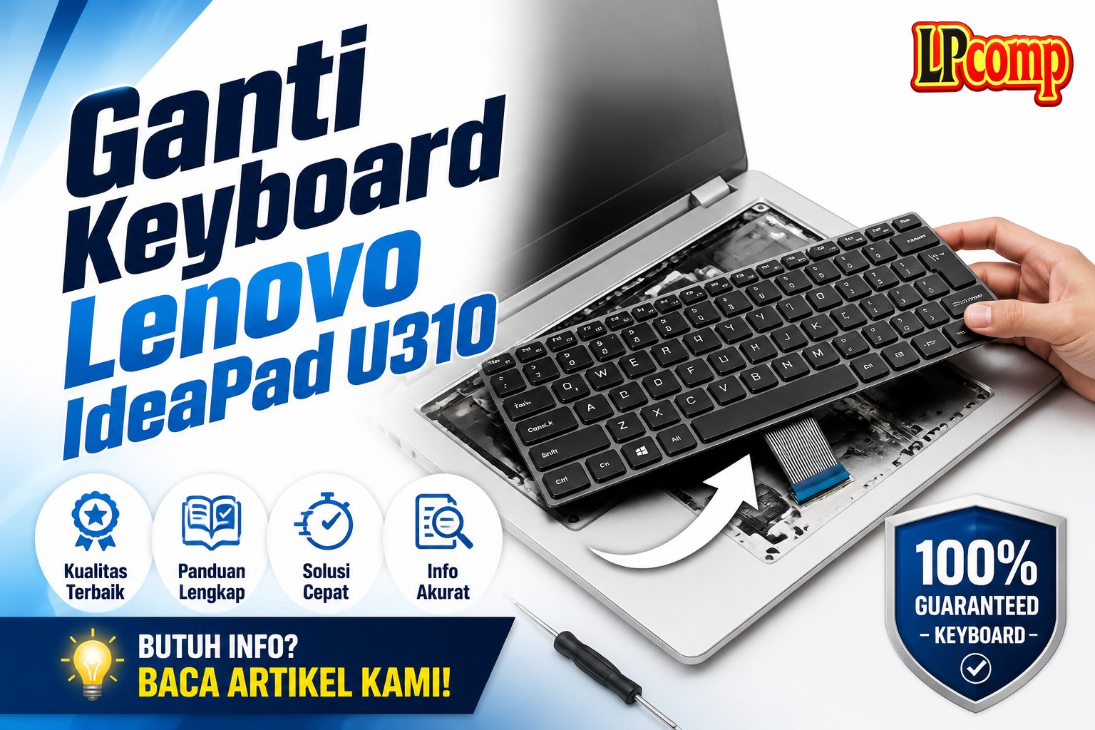 Ganti Keyboard Lenovo IdeaPad U310