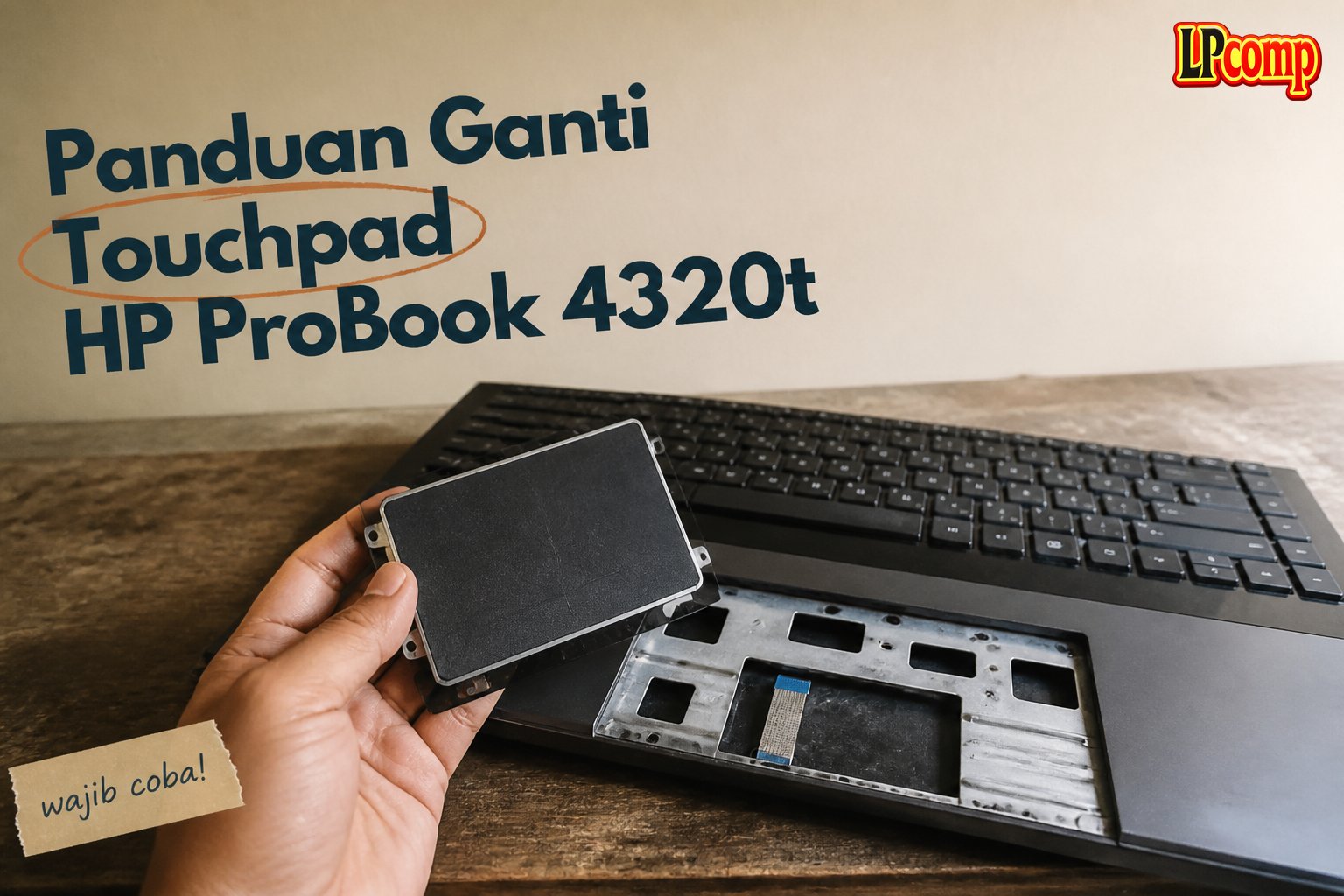 Panduan Ganti Touchpad HP ProBook 4320t