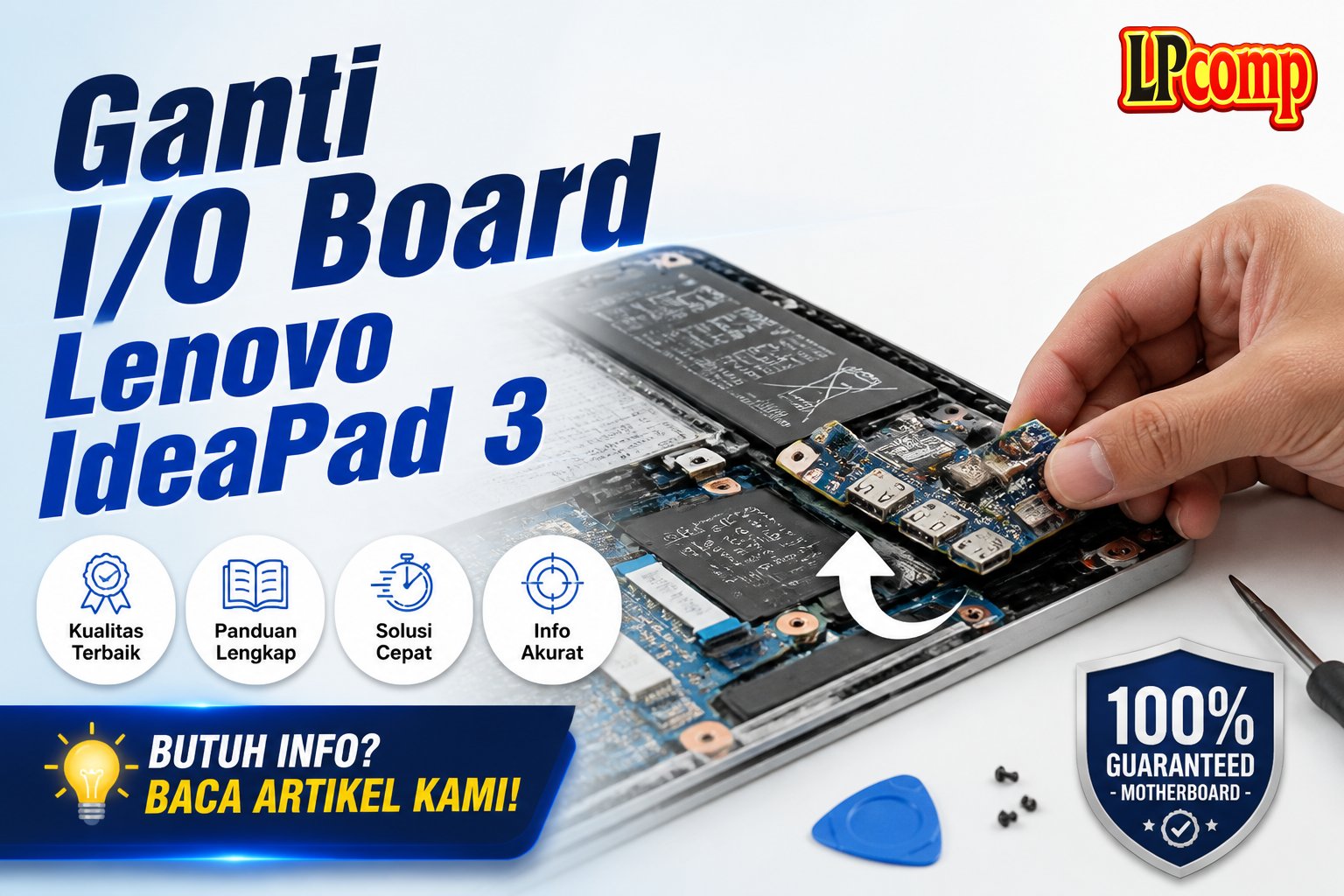 Ganti I/O Board Lenovo IdeaPad 3
