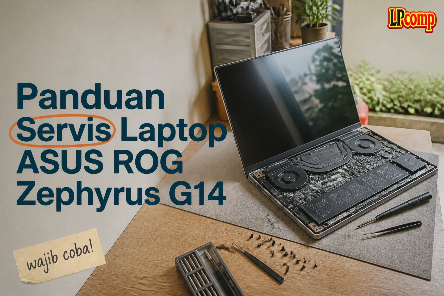 Panduan Servis Laptop ASUS ROG Zephyrus G14