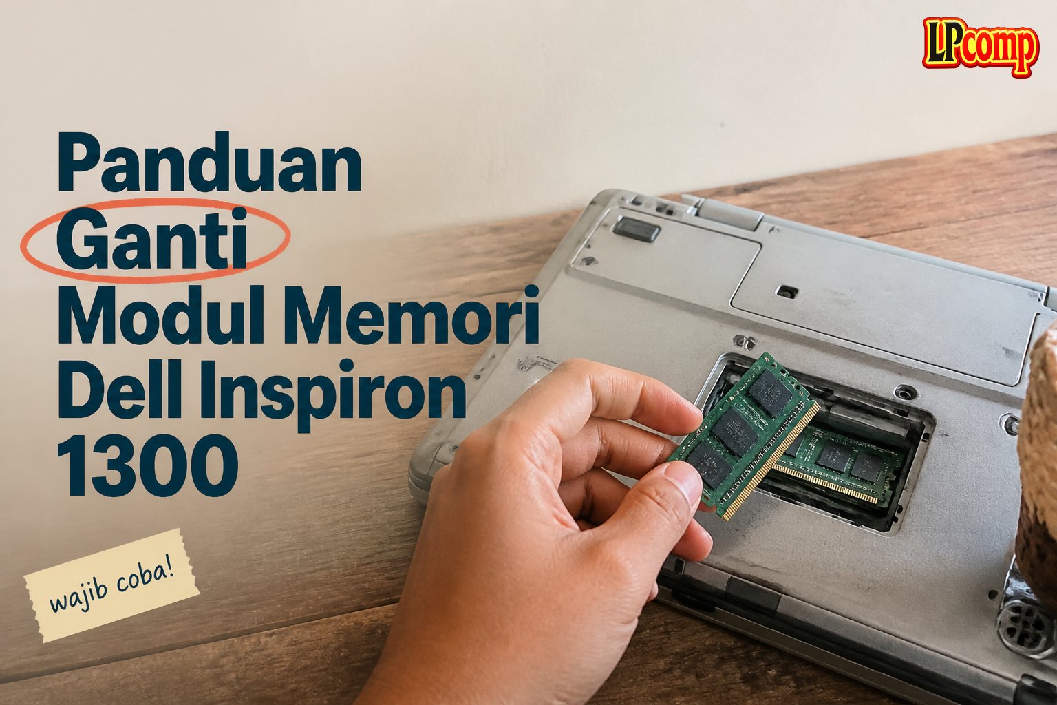 Panduan Ganti Modul Memori Dell Inspiron 1300