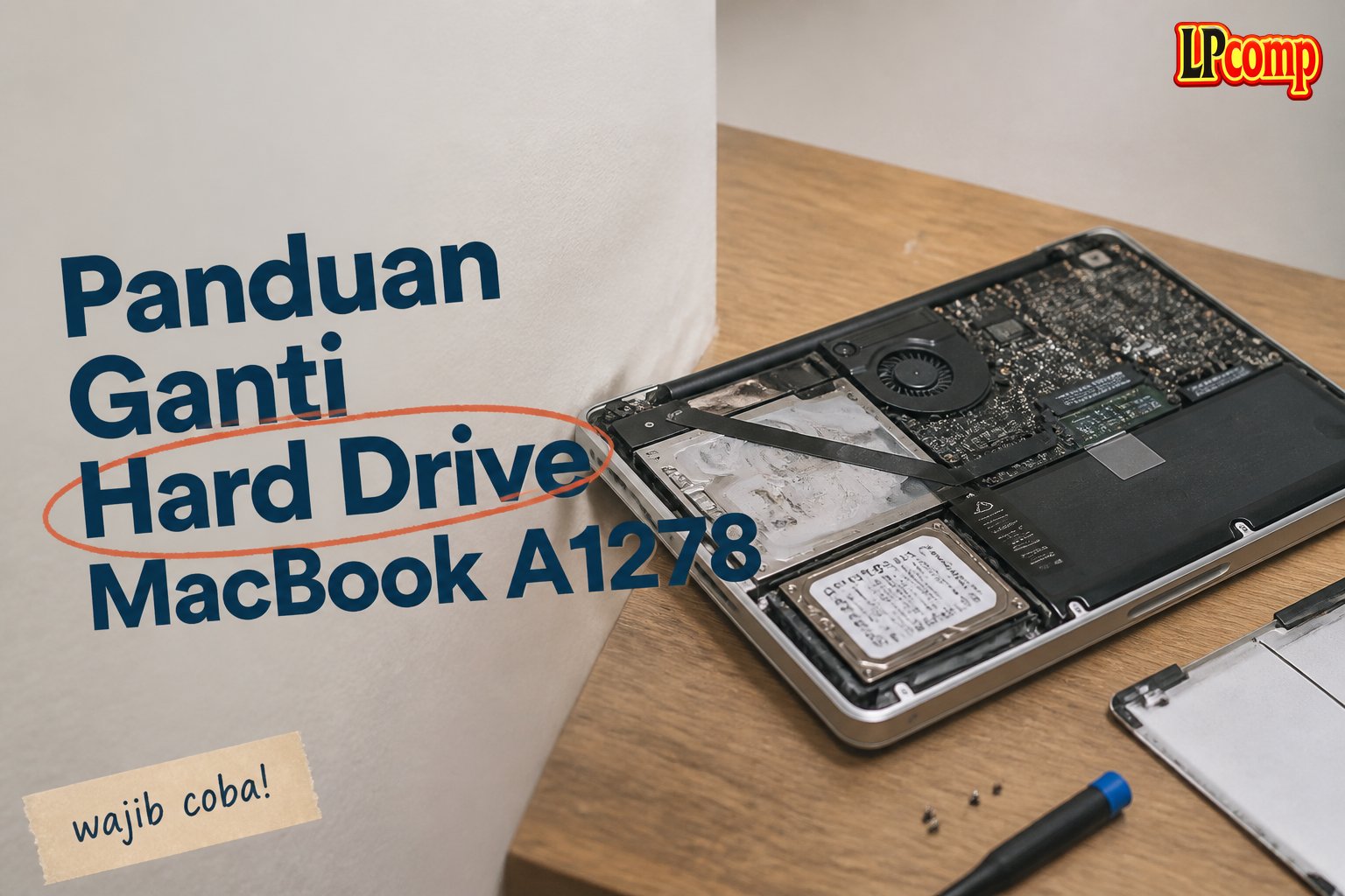 Panduan Ganti Hard Drive MacBook A1278