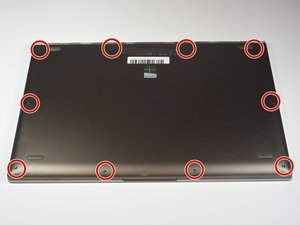 Langkah 1 — Buka Tutup Belakang Laptop