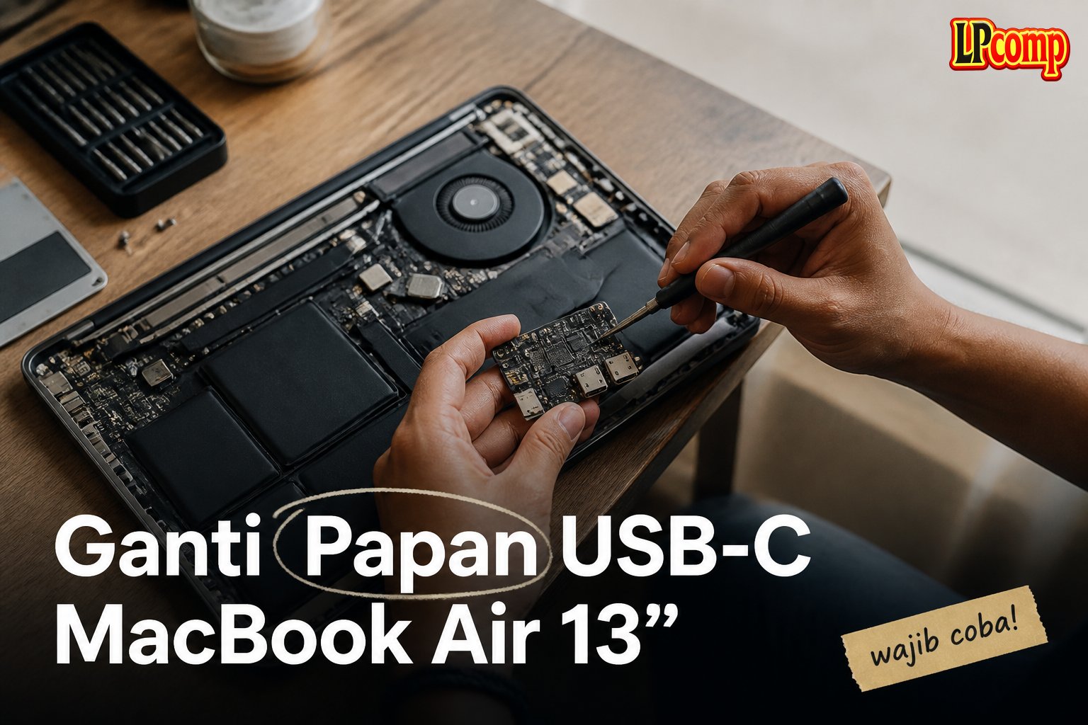 Ganti Papan USB-C MacBook Air 13"